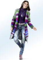 Jeans met trendy cut-out-effecten JEANSBLAUW