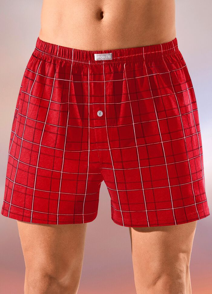 Multipack boxershorts met knoopgulp, kleurrijk 
