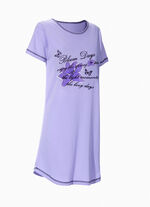 Set van twee nachthemden, korte mouwen met ronde hals 