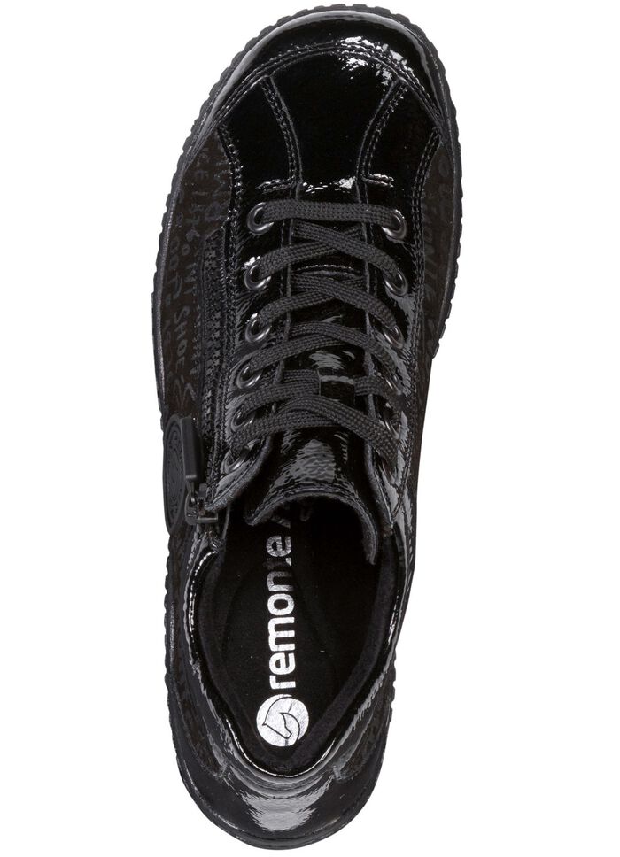 Remonte veterlaarsje gemaakt van crashlak ZWART