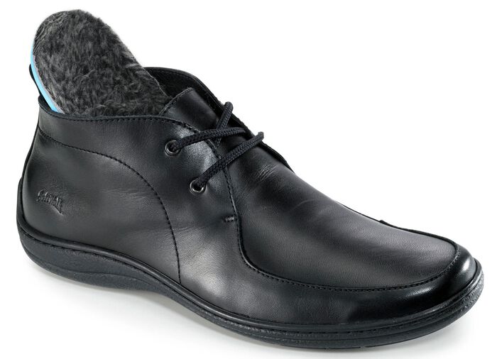 Veterlaarsje met uitneembaar voetbed ZWART