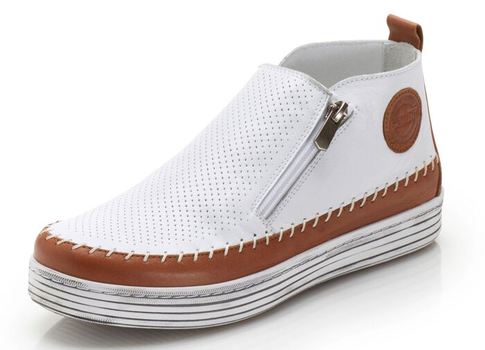 Gemini laarsje met decoratieve perforatie 