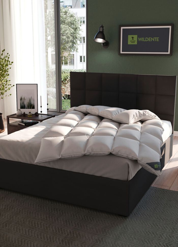 Hoogwaardig beddengoedassortiment wilde eendendons van Spessarttraum - de beste kwaliteit voor een goede nachtrust 