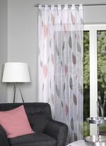 Winkel met puntgolfontwerp ROOD-GRIJS