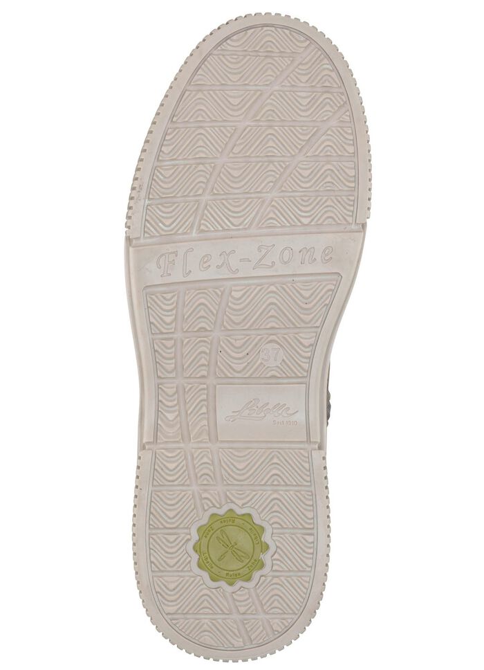 Dragonfly laarsje van nappaleer met decoratieve ritssluiting 