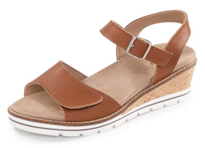 ELENA EDEN, comfortabele damessandalen, breedte H, met uitneembaar voetbed 