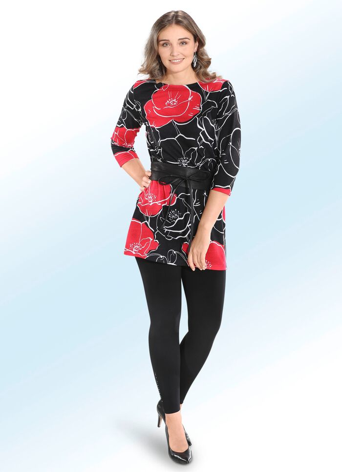 Gebreide tuniek van fijn breisel 