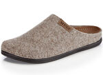 Mubb pantoffels gemaakt van echt wolvilt BEIGE