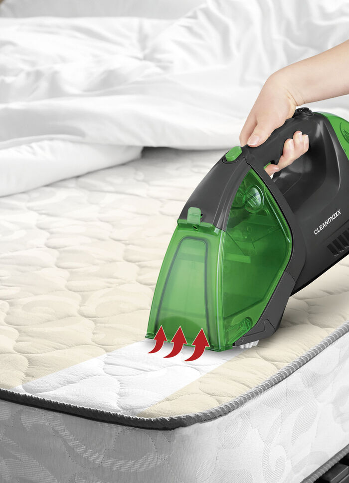 Snoerloze bekleding- en tapijtreiniger voor reinigen en opfrissen in één keer 