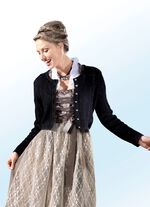 Cardigan met metalen knopen 
