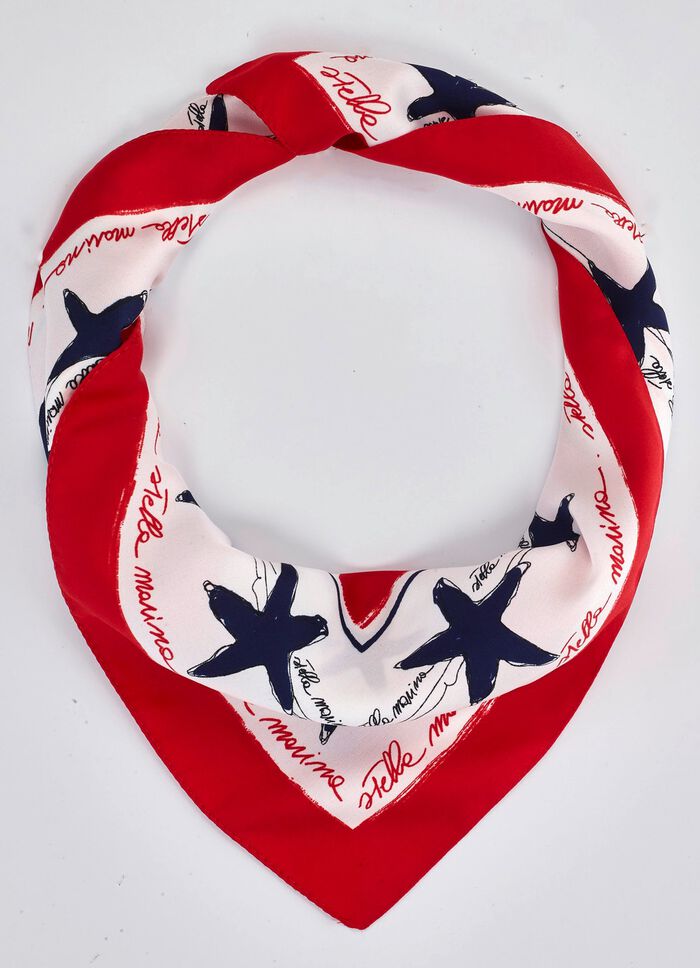 Nicki handdoek met blauwe zeester 