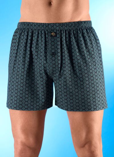Set van vijf boxershorts met knoopsluiting 