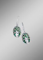 Oorbellen met echt parelmoer van zeeoren 