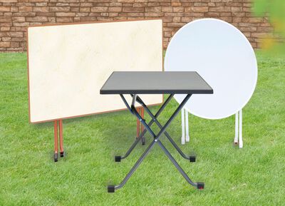 Weerbestendige klaptafels van MFG Freizeit M&ouml;bel 