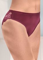 Laurina vierpack slips met elastische kanten bloemenprint 