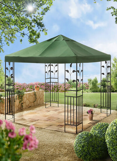 Paviljoen Lukas met gepoedercoat stalen frame 