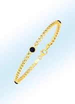 Kinkettingarmband met echte saffier 