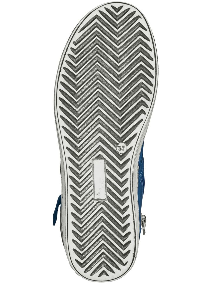 Andrea Conti, zomer enkellaarsjes voor dames, met uitneembaar voetbed JEANS