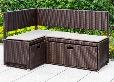 Opbergbox voor onder hoekbank 