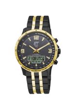 Radiogestuurd herenhorloge op zonne-energie 