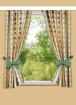 Enkele sjaal in linnenlook met universele railband 