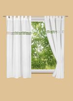 Zijsjaal met fijne vlinderborduurrand 