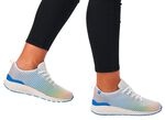 Rieker sneakers met regenboog kleurverloop WIT-MULTICOLOR