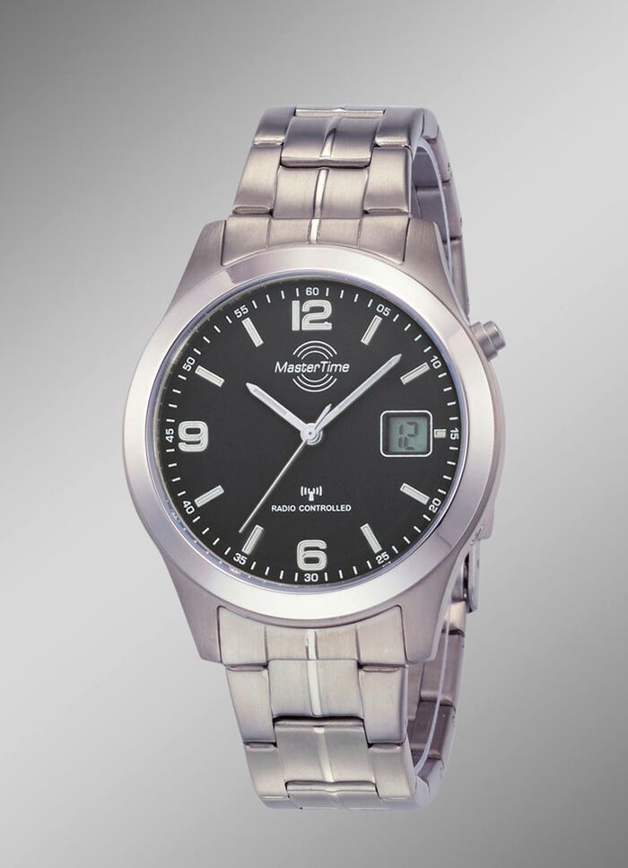 Radiogestuurd herenhorloge van titanium 