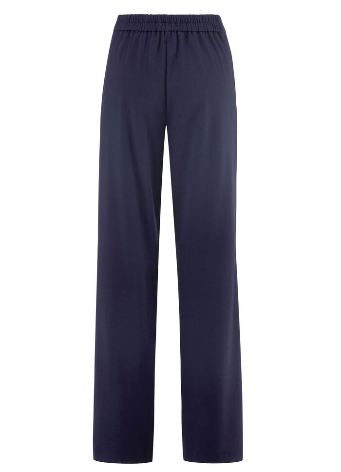 Broek met modieus uitlopende enkels 