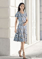 Jurk met geweldige print 