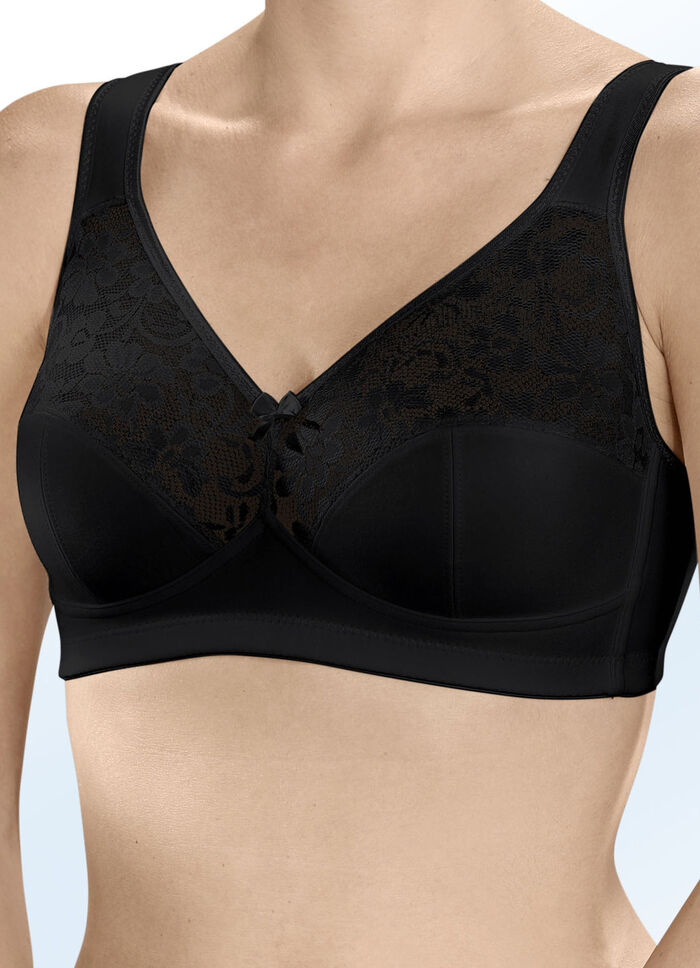 Set van twee Susa-bh's van katoen 1X WEISS, 1X SCHWARZ