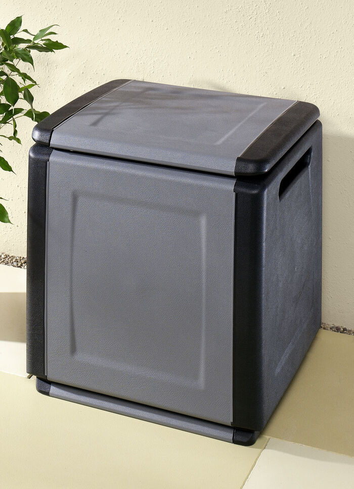 Tuinbakken van robuust polypropyleen GRIJS