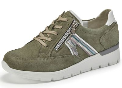 Waldl&auml;ufer veterschoen gemaakt van een interessante materiaalmix 