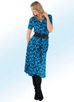 Charmante jurk met polokraag 