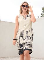 Jurk met een loopsplit 