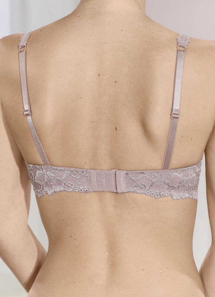 Sassa beugelbh met elastische kant NOUGAT