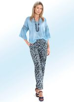 Broek met een expressief design 