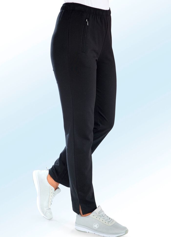 Casual broek met ritszak 