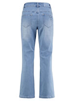 Jeans met trendy decoratieve klinknagels HELLBLAU