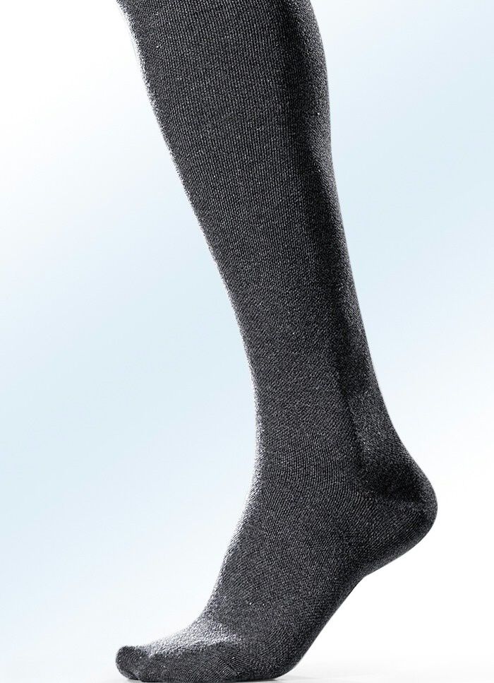 Set van drie kniekousen, ondersteunend, effen 