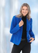 Korte blazer met reverskraag 