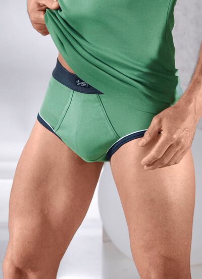 Drie-pack fijne ribslips 