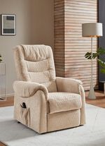 TV-stoel op wielen BEIGE