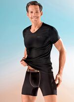 Vierpak broeken met elastische tailleband 