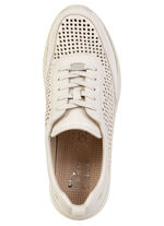ELENA EDEN, zomerse damessneakers, breedte H, met uitneembaar voetbed BEIGE