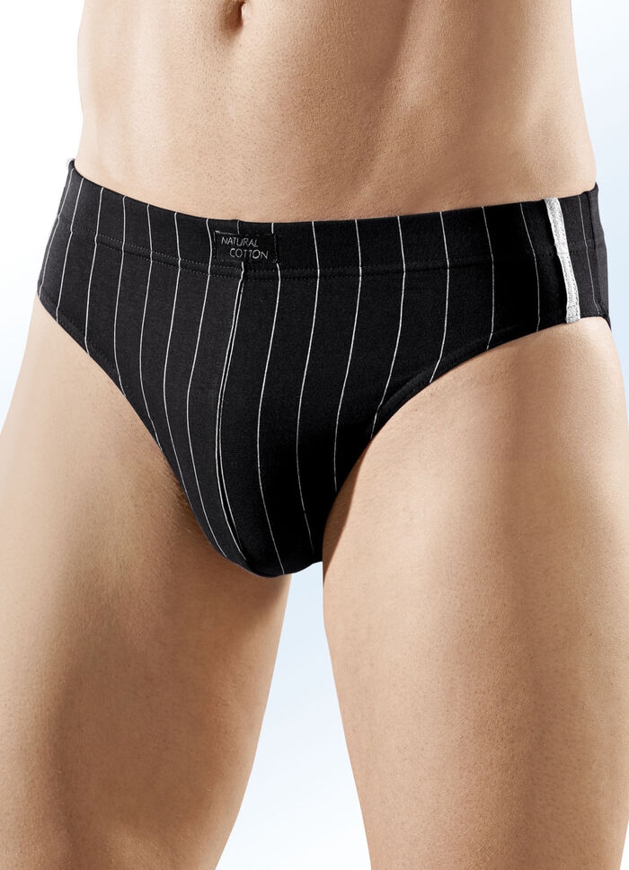 Set van vier slips, gestreept 