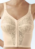 Susa bh in lang model, met sluiting vooraan HUIDKLEURIG