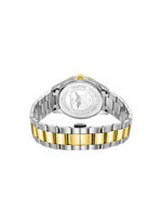 Roterend quartz herenhorloge met roestvrijstalen bandkast 