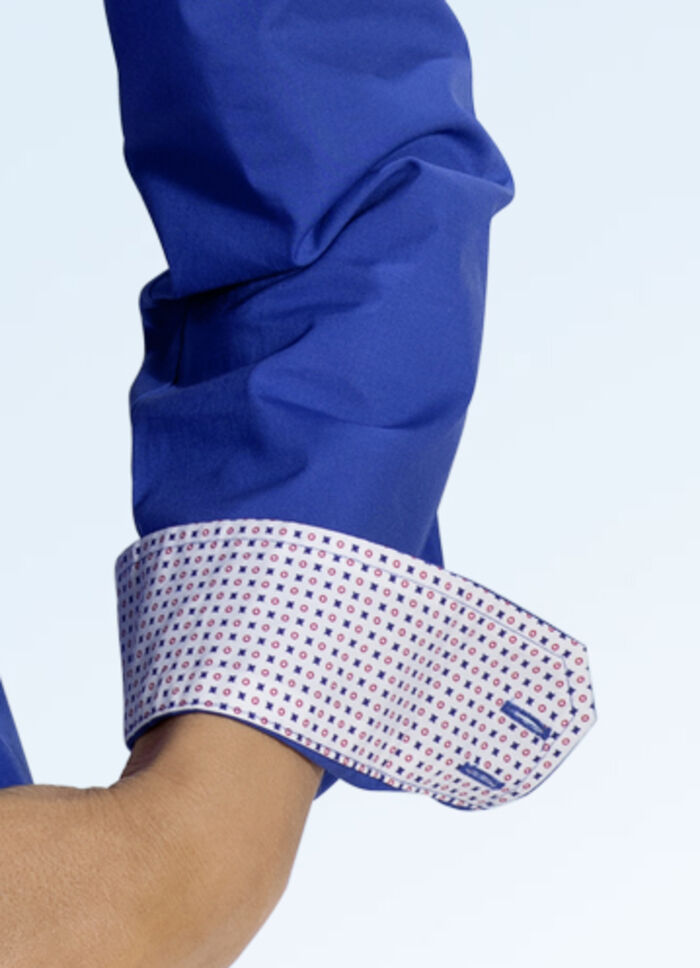 Lange blouse met katoen 