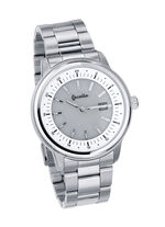 Elegant herenhorloge met roestvrijstalen bandkast 